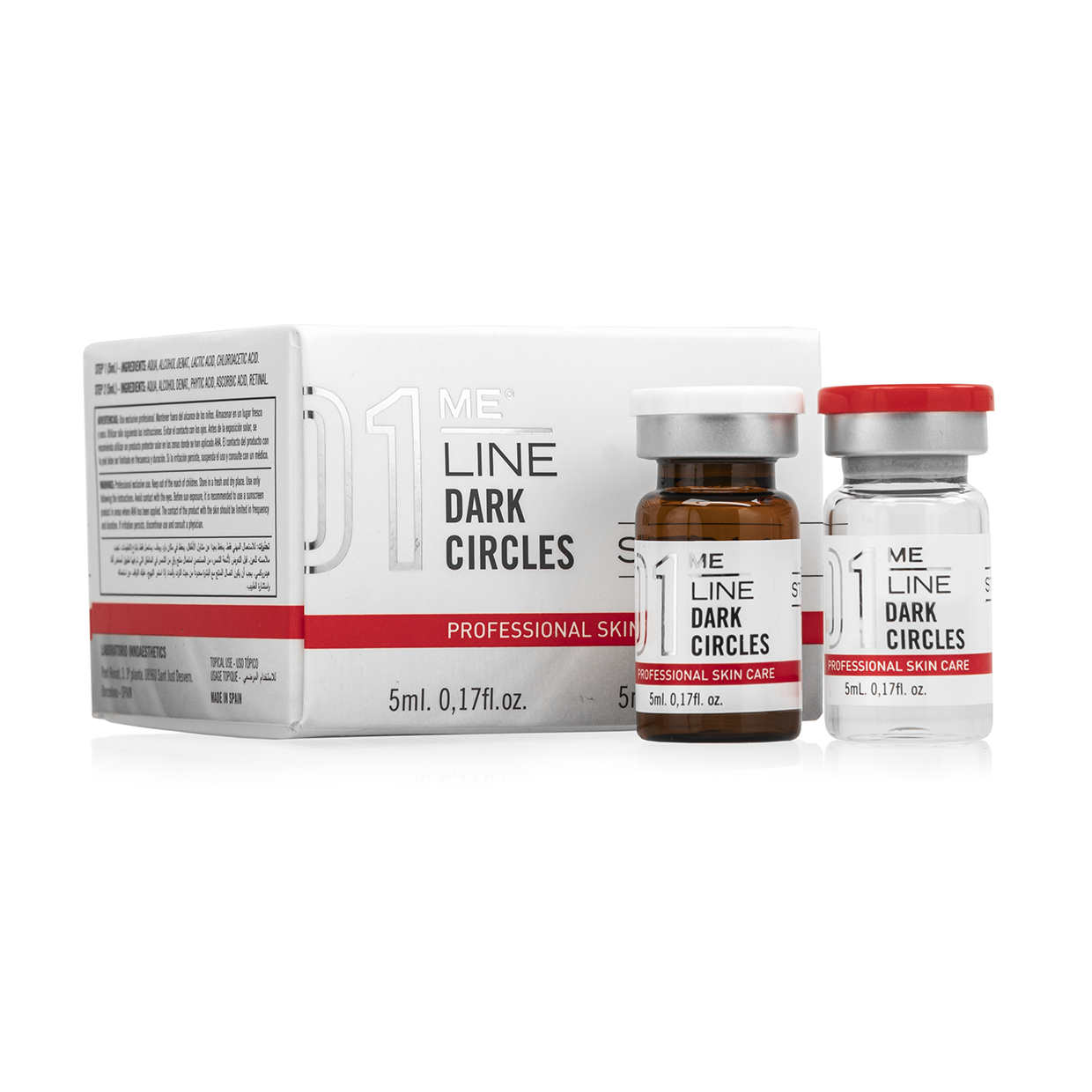 MELINE 01 DARK CIRCLE: Revolutionäre Augenpartie-Peeling für strahlende Blicke, 2 vials 5 ml (Prof.) MELINE 01 DARK CIRCLE: Revolutionäre Augenpartie-Peeling für strahlende Blicke, 2 vials 5 ml (Prof.)