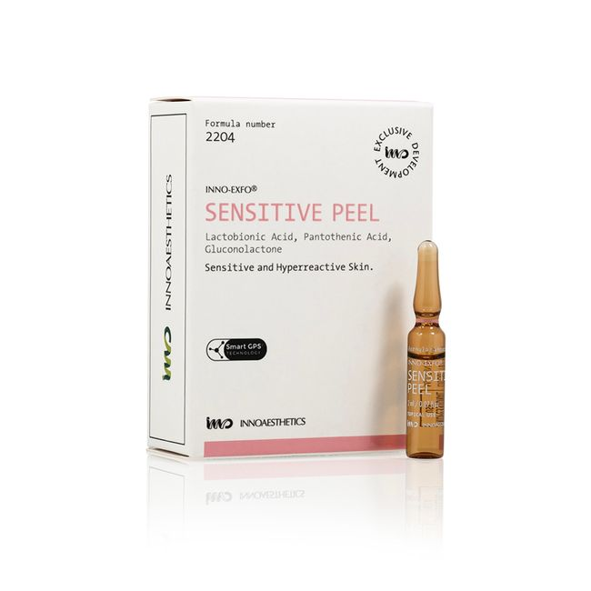 Innoaesthetics Sensitive Peel – sanftes chemisches Peeling für empfindliche Haut 6*2 ml