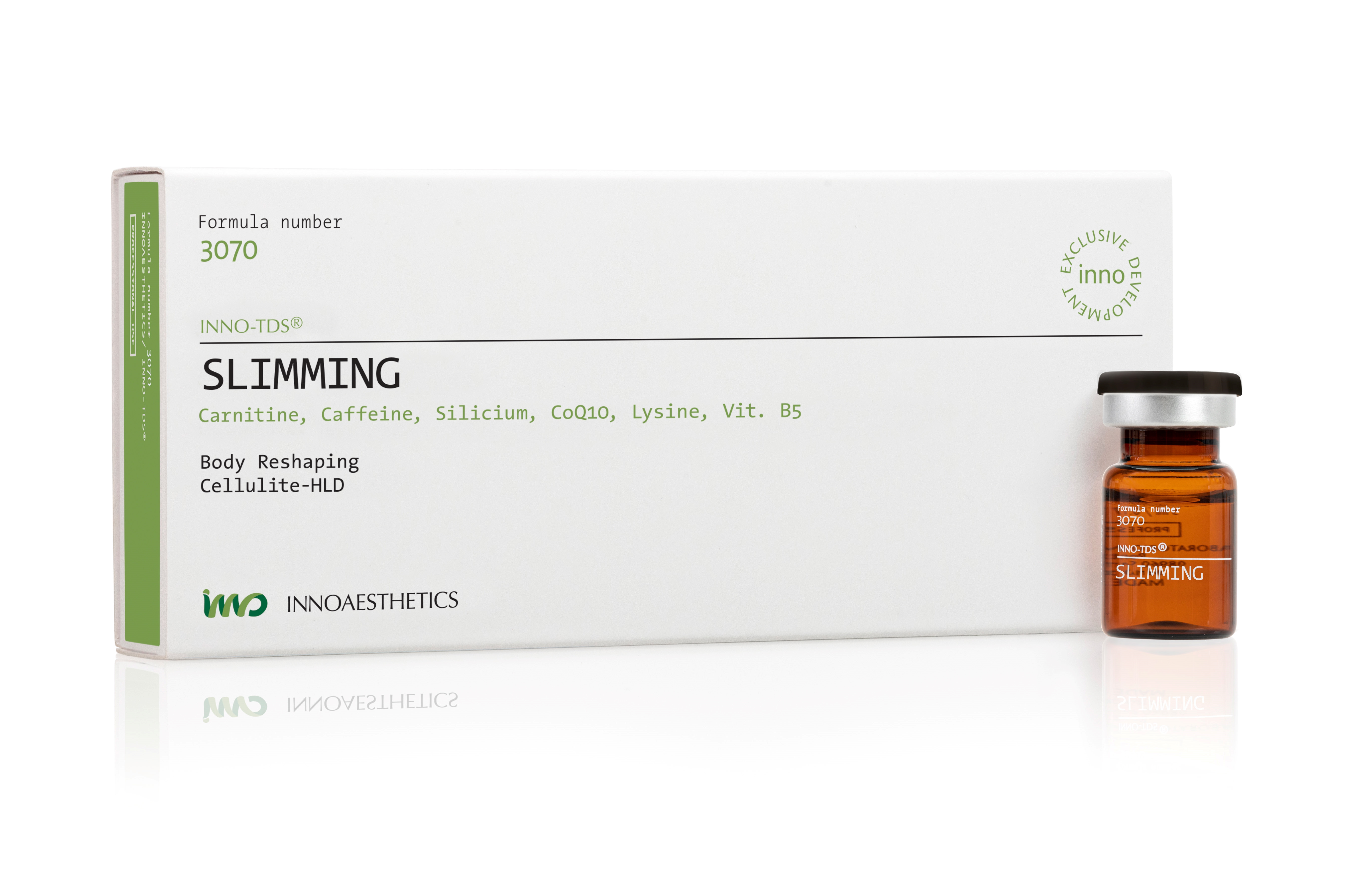 INNO TDS Slimming: Effektive Lösung zur Reduzierung von Cellulite 4 x 5 ml ( V03 10 26)