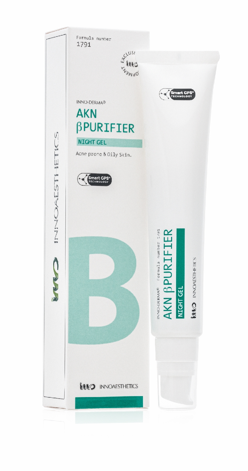 INNO Derma AKN ßPurifier Night Gel: Effektive Talgregulierung und Akne-Behandlung - 50 g (S02 04 26)