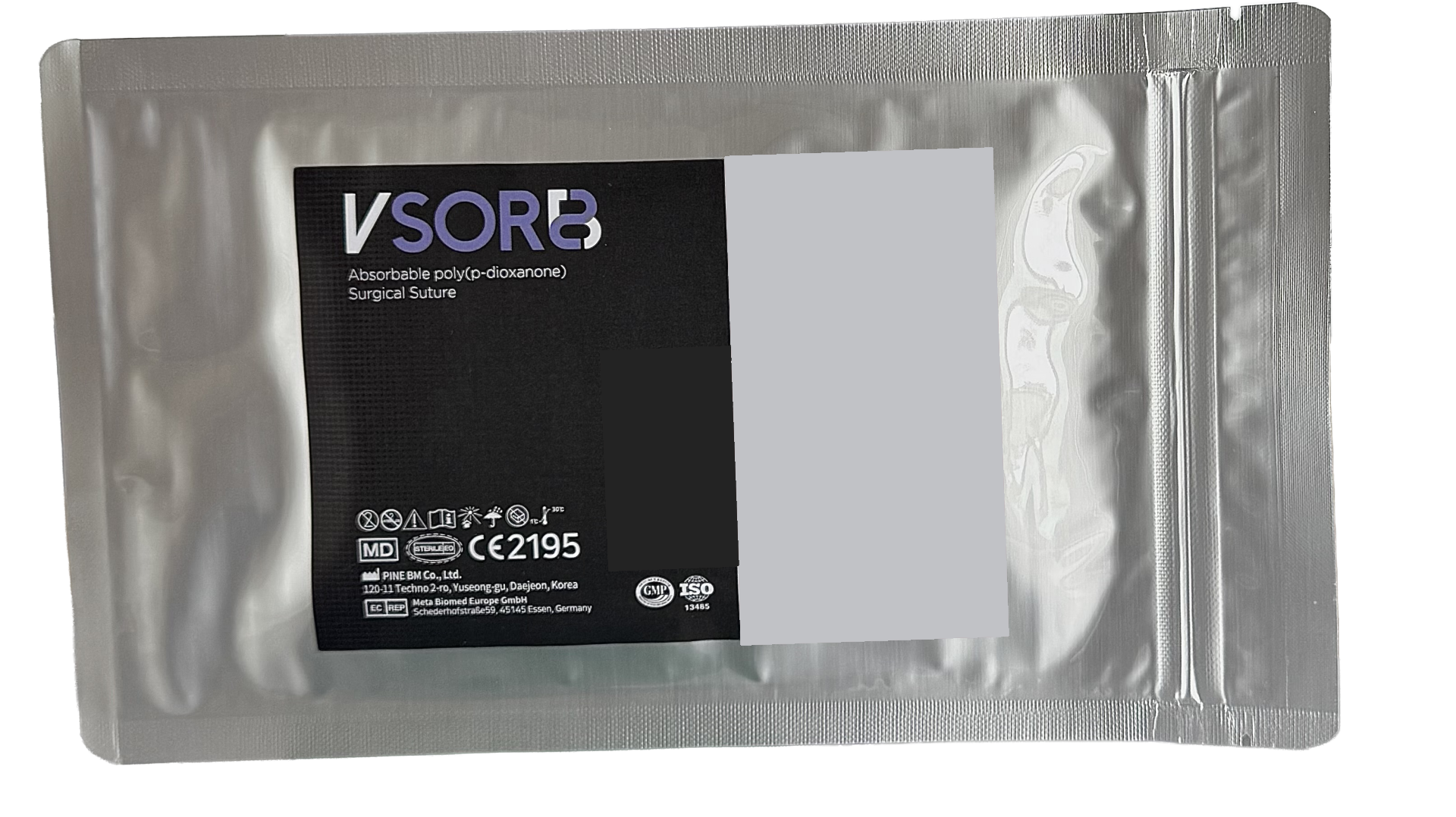 VSORB Double Needle mit bidirektionalen Widerhaken, 36mmx14cm (Taper Point 1/2), Größe 0
